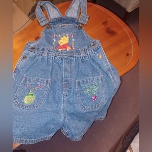 Winnie The Pooh Jean overalls size 6x
